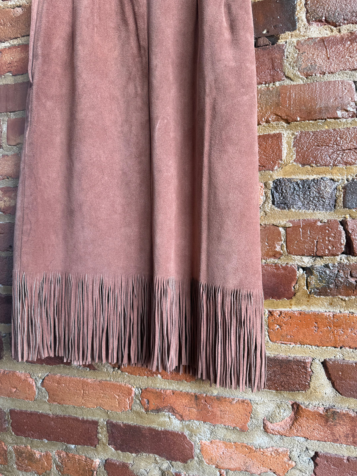 Archive 1960's Brown Suede Skirt