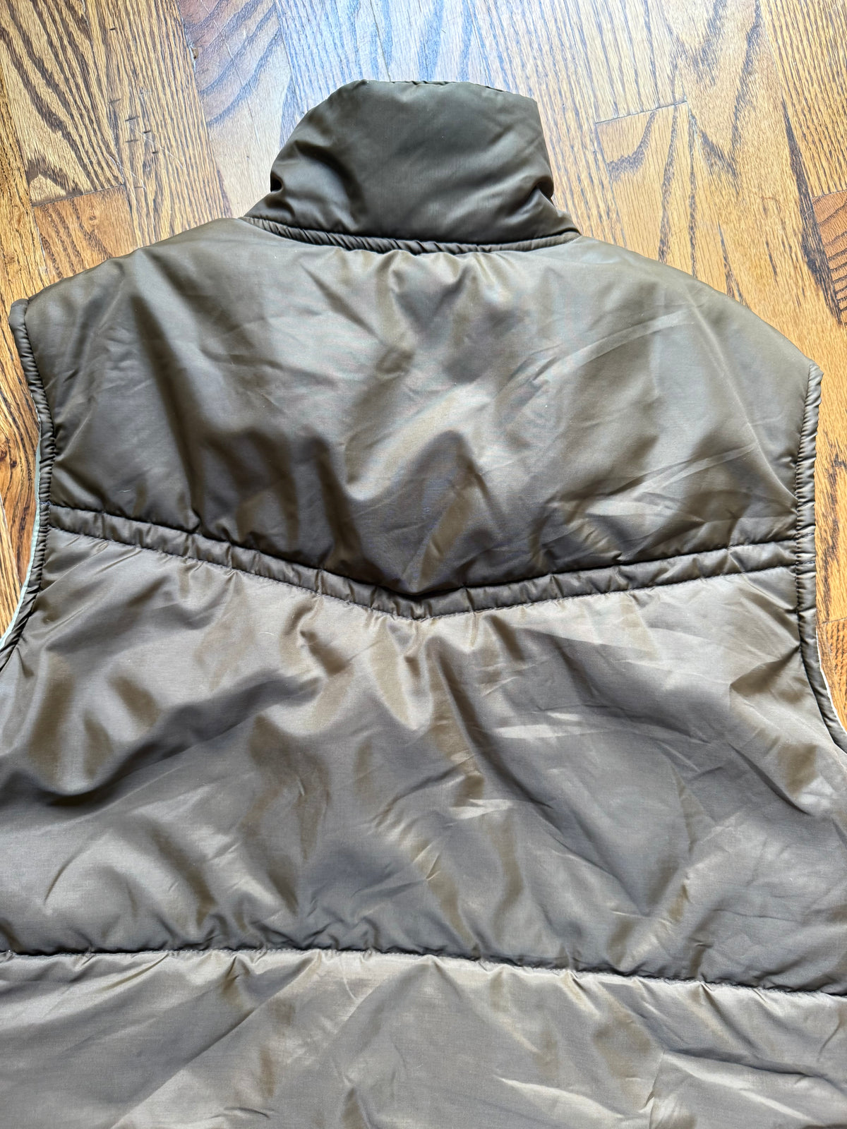 1970’s MENS BROWN POLAR WESTERN GILET VEST - LARGE