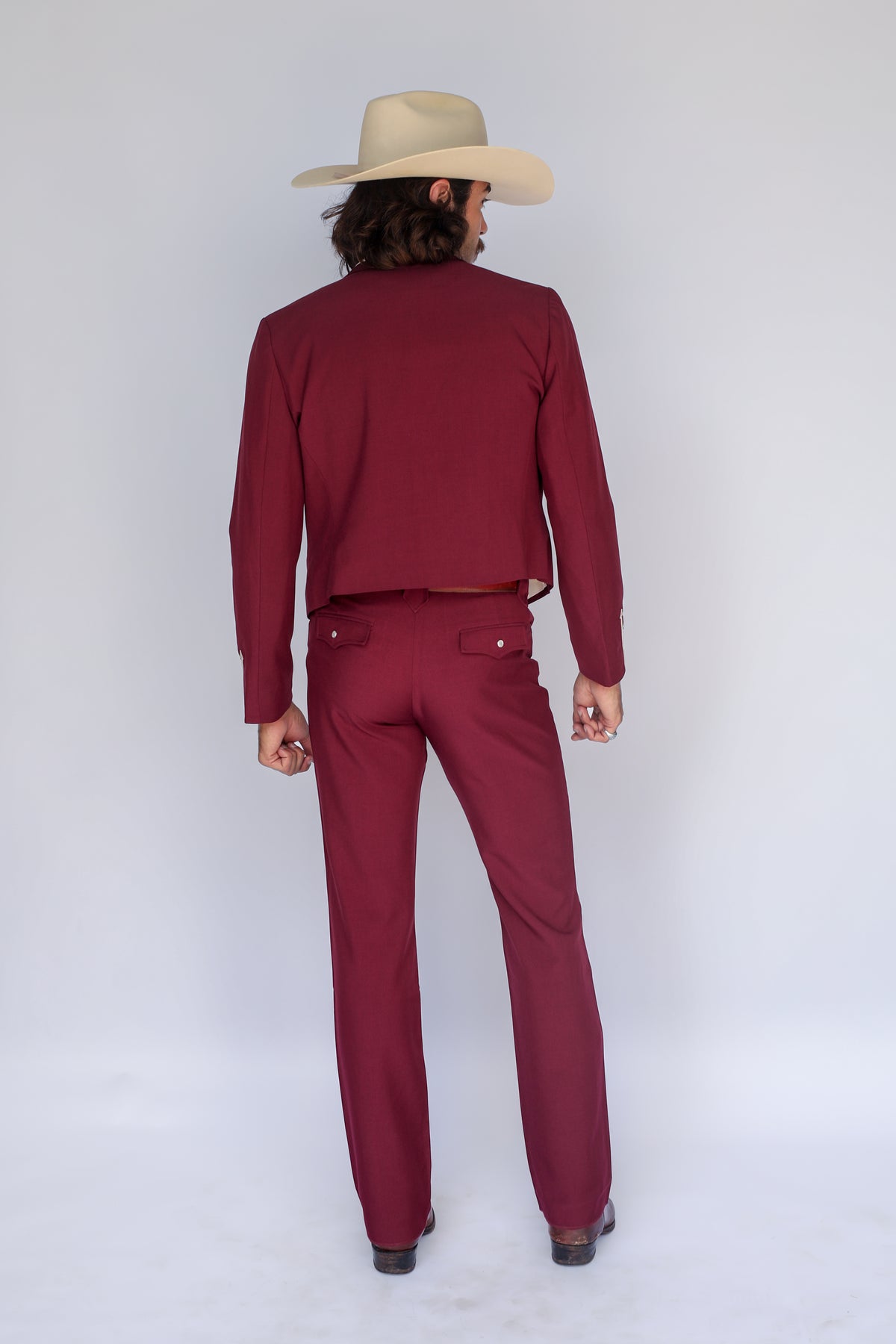 Calamity Men's Suit Maroon