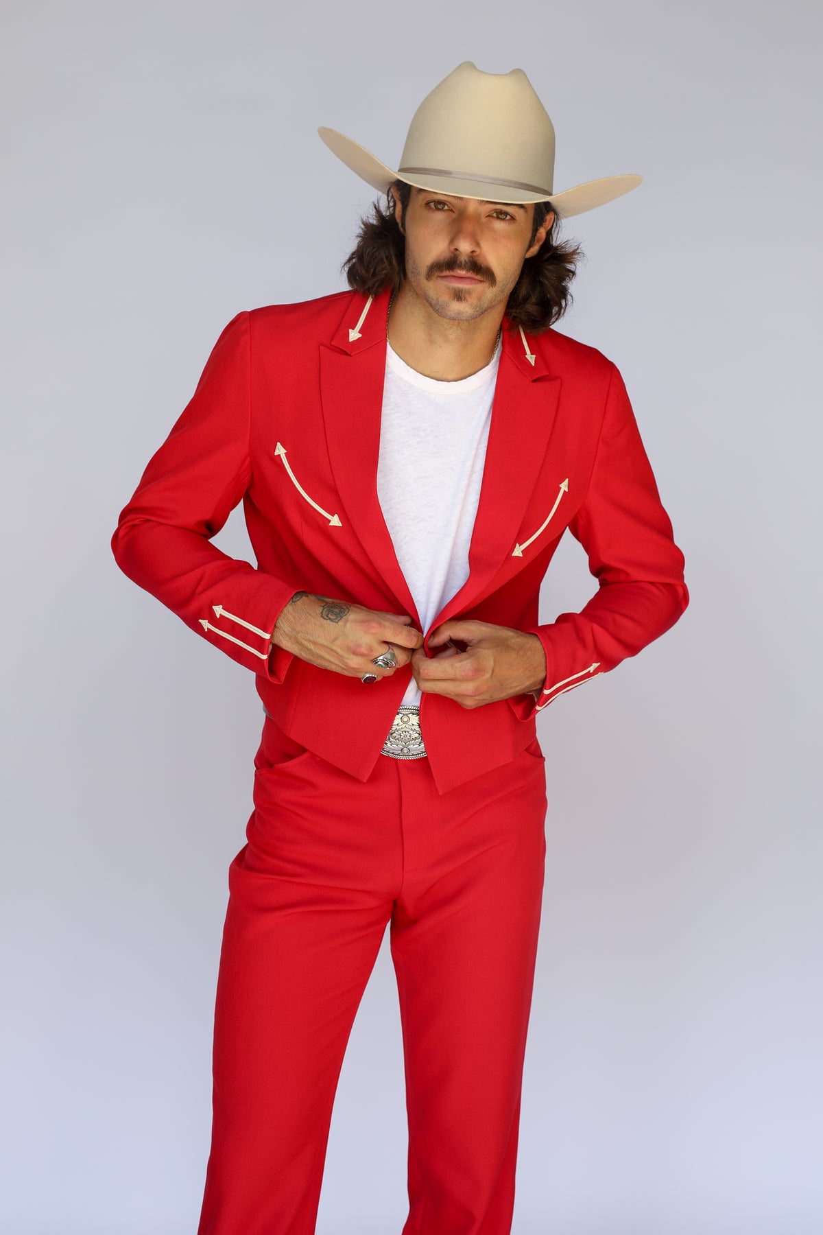 Calamity Men's Suit Red