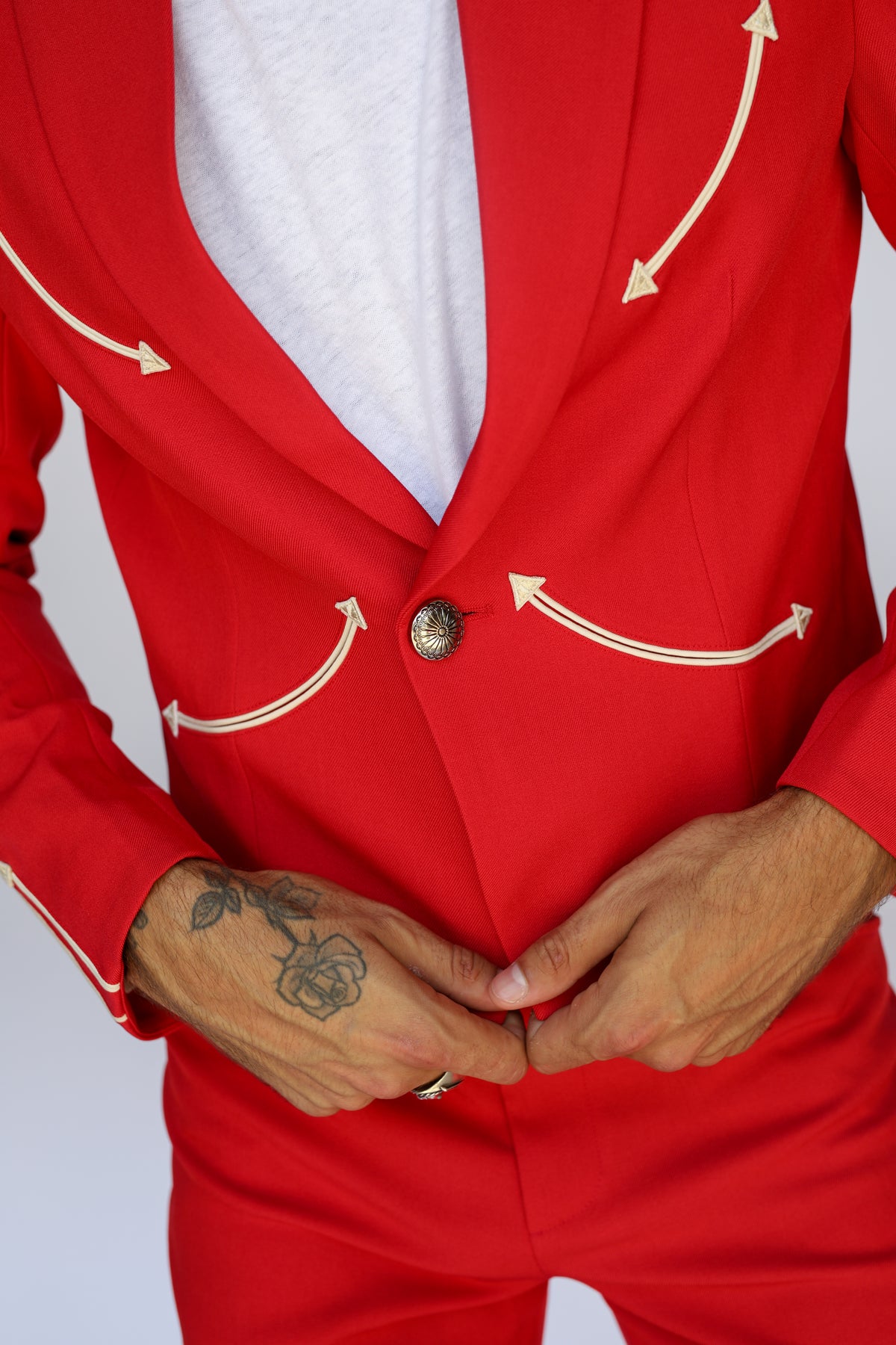 Calamity Men's Suit Red