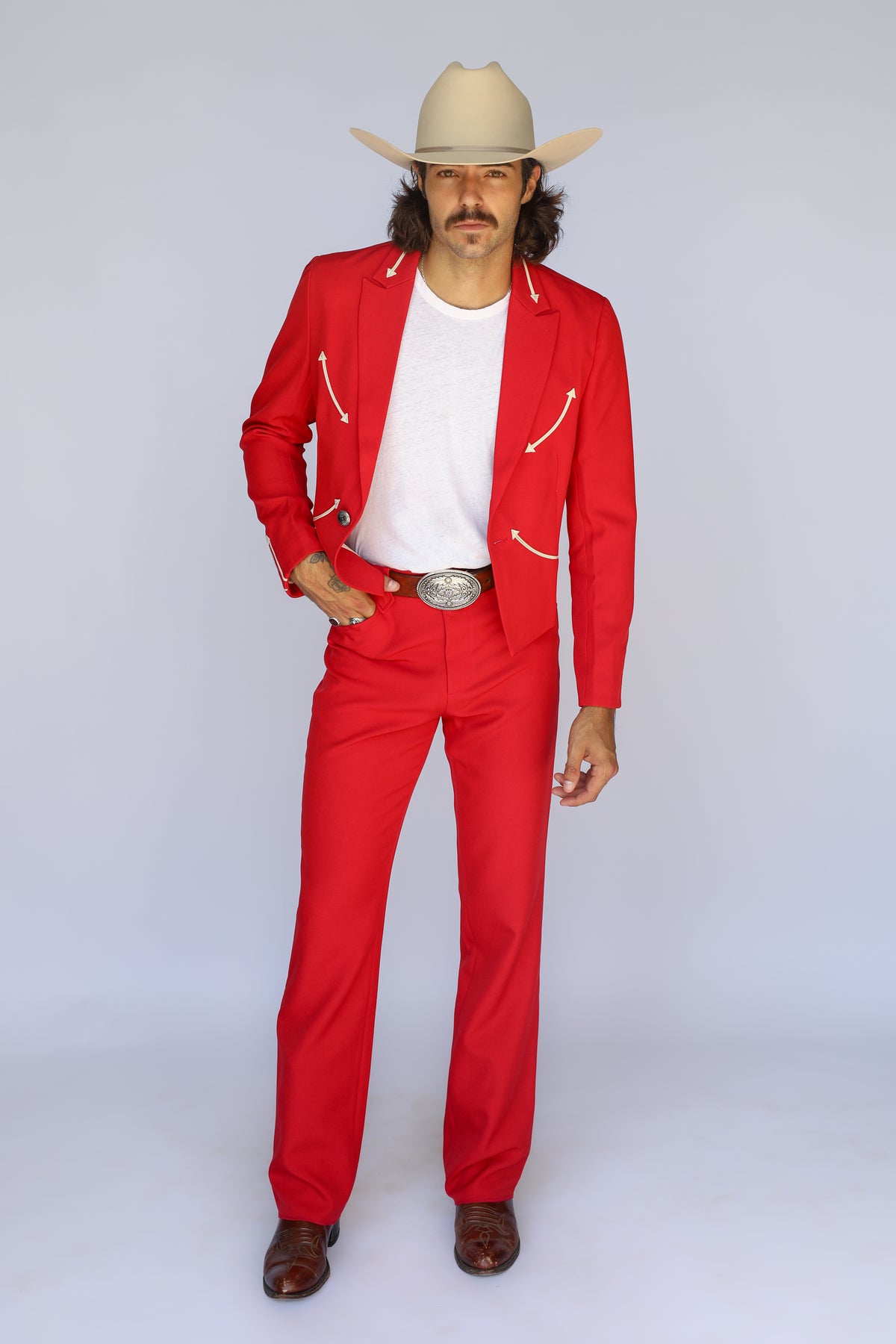 Calamity Men's Suit Red