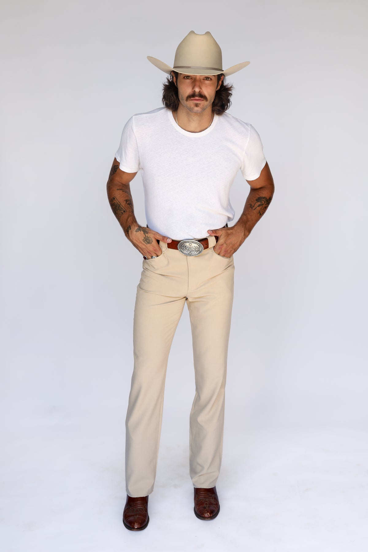 Calamity Men's Suit Tan