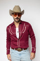 Reno Shirt Maroon with Off White