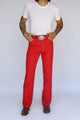 Franklin Unisex Western Pants Red