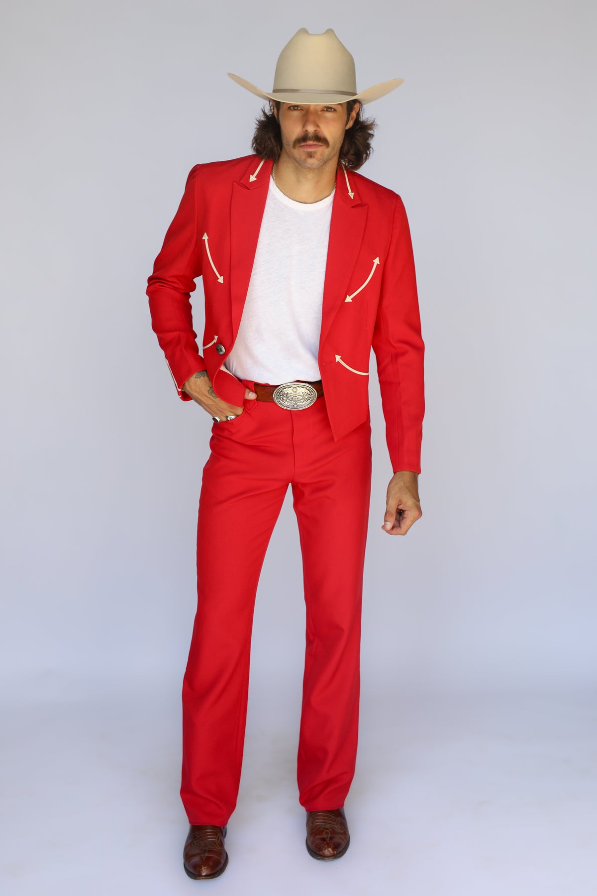 Calamity Men's Suit Red